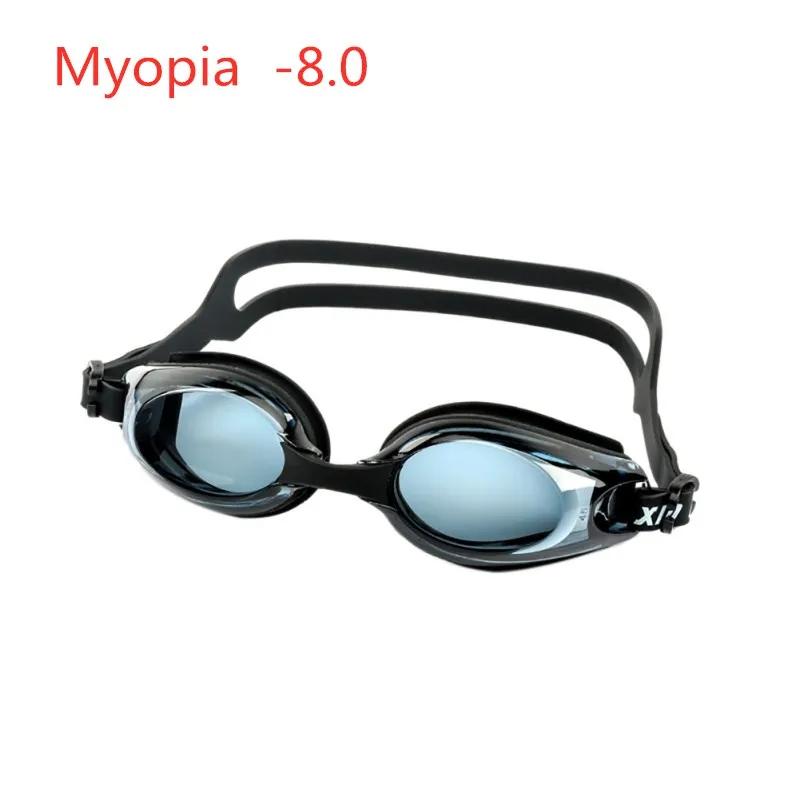 Óculos de natação com revestimento antiembaçante, máscara para óculos de grau para dioptria com prescrição de miopia ótica e mergulho - Image 1