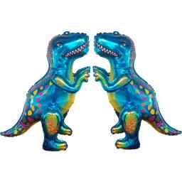 Balões de folha de dinossauro grande 4d, decoração de festa de aniversário para crianças, gênero relevante, globos, chá de bebê, brinquedos diy, 1 peça - Image 3