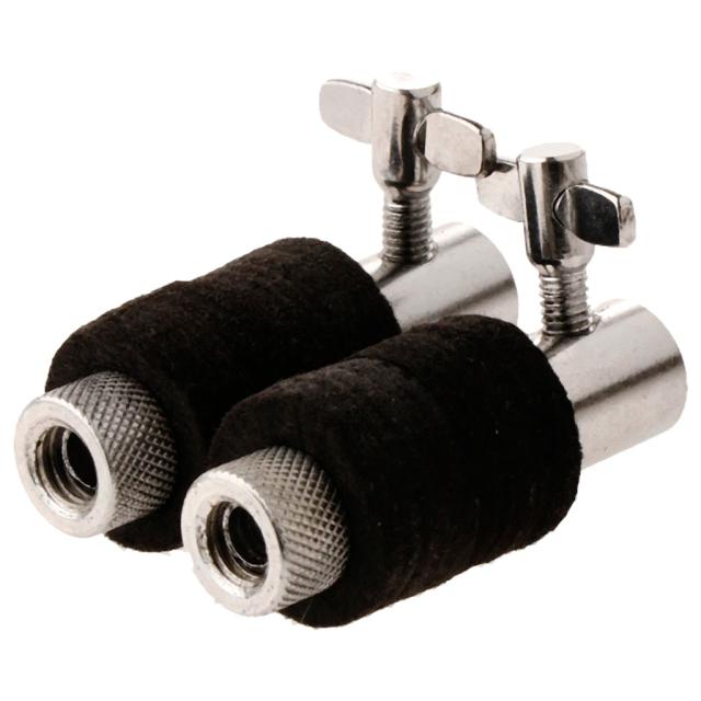 Suporte Hi-Chapéu de Metal para Bateria - Conjunto de 2 Peças Pesadas com Prateleira de Embreagem e Braçadeira para Acessórios de Percussão