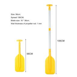1pc retrátil remo remo portátil telescópio rafting barco de segurança ajustável dobrável para o esporte da água - Image 6