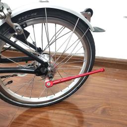 Suporte de bicicleta 123g, 16 polegadas, suporte para pés, alumínio 349, dobrável, acessórios de estacionamento - Image 4