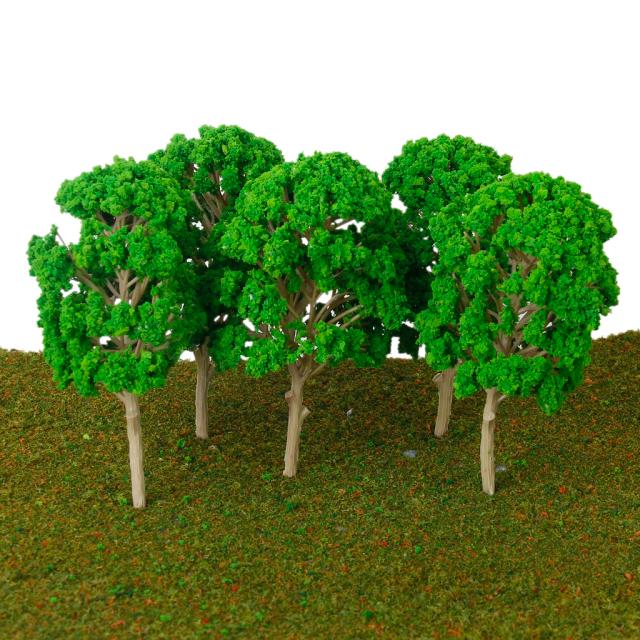 Plantas Florestais Modelo para Dioramas Ferroviários em Escala HO - Pacote com 5 Árvores de 15cm