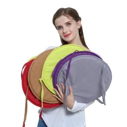 Almofada redonda para cadeira, cor doce, almofadas de assento com cordão, decoração de casa, almofadas para cadeira de escritório, 30cm 38cm - Image 2