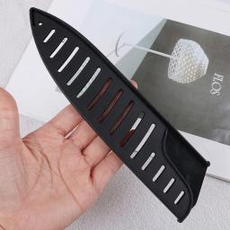 Plástico preto cozinha faca Blade Protector Cover, 8 "Knife Cover, 1Pc - Image 1