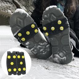 Anti Skid Shoe Spikes, Neve e Ice Gripper, Sapatos de inverno Grip, Anti Slip Crampons para escalada ao ar livre - Image 1