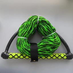 Corda de waterski e wakeboard de alta qualidade verde waterski euquipment trela/corda de linha de wakeboard de esqui aquático com alça - Image 2