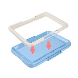 Potty interior portátil para animais de estimação, WC para treinamento de cães, Potty pequeno para gatos, Cat Litter Box, Puppy Pad Holder, Pet Supplies - Image 4