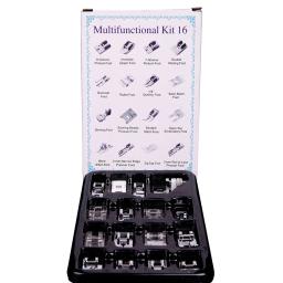 Inne-conjunto de acessórios para máquinas de costura, 16-72 peças de um conjunto, calcador, com caixa, para irmão, cantor, diy - Image 2