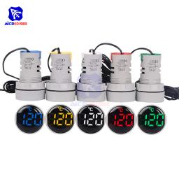 Diymore st16c 22mm led termômetro medidor de temperatura digital indicador com 1m sensor de temperatura sonda-20 -120 ac ac 50 -380v - Image 1