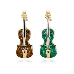 Morkopela Violino Esmalte Broches para Mulheres, Pinos De Metal, Clipe Cachecol, Jóias Da Moda, Acessórios De Roupas - Image 3