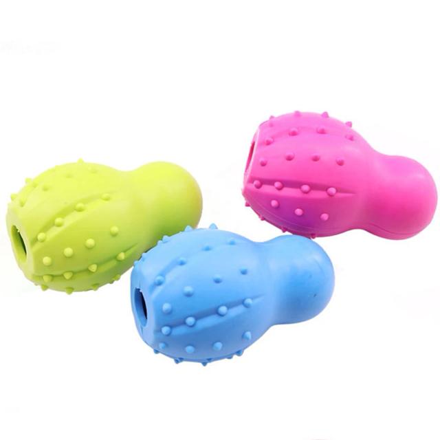 Brinquedo Interativo para Cães: Bola de Borracha Resistente que Limpa os Dentes e Promove a Mastigação Saudável para Filhotes