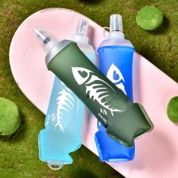500ml dobrável silicone macio balão dobrável garrafas de água esporte ao ar livre correndo viajar caminhadas acampamento escalada hidratação - Image 5