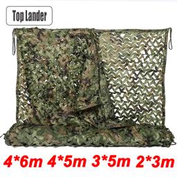 Rede de camuflagem para caça, Camo Netting, Sombra, malha, jardim, carro, acampamento ao ar livre, abrigo do sol, barraca, 6x4m, 2x3m - Image 1