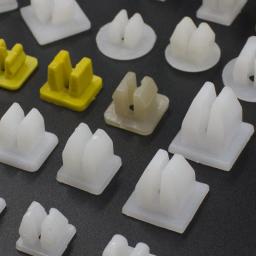Tamanho Escolhas múltiplas 50Pcs Carro Plástico Fixo Retainer Porca Parafuso Grommet Clips Fastener - Image 2