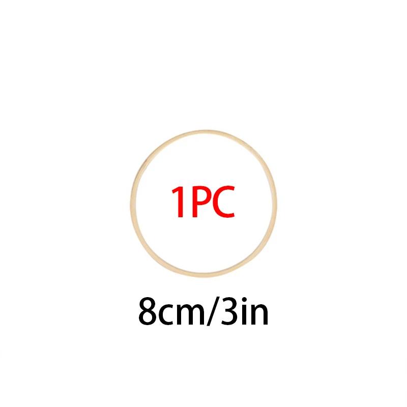 Kit de ponto cruz bordado de madeira Argola de bambu para bordado de anel Ferramenta de costura de moldura grande Ponto cruz de madeira Multicolors 1pc - Image 1