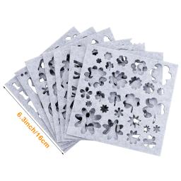 Criativo Agulha Sentiu Mold Set, Artesanato Prático, Estêncil Artesanal Durável DIY, Ferramentas De Feltragem De Lã, Acessórios De Costura, 7Pcs - Image 4