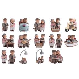 Estatuetas De Casal De Resina Decoração, Aniversário Presente De Casamento, Velhice Vida, Decoração De Casa, Quarto, Sala De Estar, Amando Idosos - Image 1