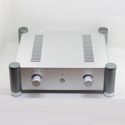 W355 h115 d315 alumínio psu amplificador de potência habitação tubo preamp caso chassi dac caixa diy duplo controle equilibrado decodificador gabinete - Image 2