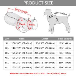 Impermeável Reflective Raincoat para Médios e Grandes Cães, Roupas Quentes, Casaco, Jaqueta para Bulldog Francês, Big Dog, XL-6XL - Image 6