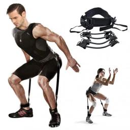 Aptidão bounce trainer puxar corda basquete futebol corrida vertical saltar treinador faixas da resistência pernas força agilidade trem - Image 1