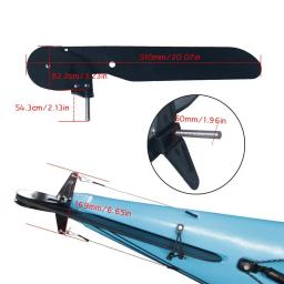 Leme canoa caiaque barco cauda leme direção pé controle canoagem cauda caiaque caiaque sistema direção plástico kit fivela clip - Image 5