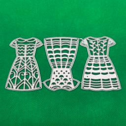 Molde de corte de metal para saia, três tipos de moldes para faça você mesmo, scrapbooking, artesanato, moldura, corte em relevo - Image 2