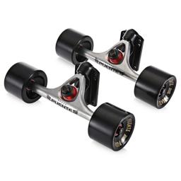 Novo pro longboard caminhão liga de alumínio 2 peças caminhão de skate com rodas grandes 70mm peças de caminhões de skate - Image 3