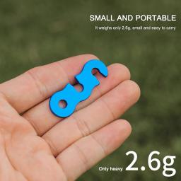 10 pçs ajustável tenda de acampamento cabo corda fivela s tipo tensores fixador kit tendas acampamento ao ar livre fixando acessórios - Image 3