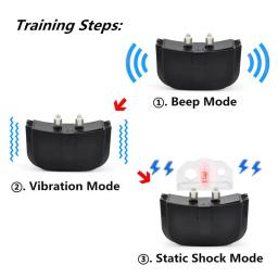 Coleira de treinamento remoto para cães, animais de estimação, recarregável, à prova d'água, eletrônico, equipamento de treinamento para cães - Image 4