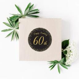 Adesivos De Festa De Aniversário De Ouro, Etiquetas De Selo, Celebração Adulto, 60 ° Aniversário - Image 3