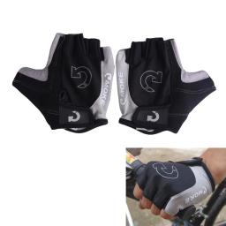 Luvas para ciclismo sem dedos, luva respirável anti derrapante de gel para motocicleta mtb e bicicleta de estrada, luvas esportivas para homens e mulheres - Image 3