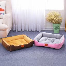 Cama impermeável para animais, casa de cachorro quente, cama macia, ninho de quatro estações, canil para cachorro, transporte da gota 68x55cm - Image 4