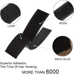 1 meter/pairs dupla forte auto-adesivo gancho e laço prendedor fita fita de adesivo mágica de náilon forte cola para costura diy artesanato - Image 2