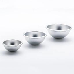 Rodada liga de alumínio banho bomba moldes, sal bola, artesanato ferramenta caseira, semicírculo esfera, presentes DIY, 2pcs - Image 4