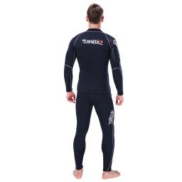 Terno de mergulho para homens e mulheres, fato de manga comprida, jaqueta e calça com zip, superior ou inferior, mergulho e natação, 5mm SCR - Image 6