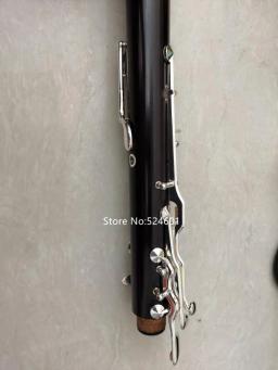 Ebony madeira clarinete com caso, instrumento musical, preto, prata, 18 teclas, G Tune, libertando, venda quente - Image 6