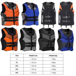 Colete salva-vidas para adulto neoprene, colete de segurança para natação, caiaque e surf, máximo de 110kg, para ambientes externos - Image 6