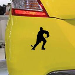 14.5*15.2cm patinação esporte jogador de hóquei vinil decalque do carro adesivo para carros adesivos e decalques engraçado - Image 4