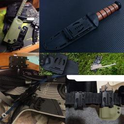 Preto Grande Nylon Belt Loops com Switch Lock, faca, Kydex Bainha, coldre, especial para DIY, ferramentas ao ar livre - Image 6