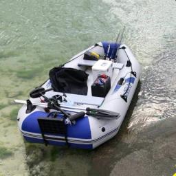 Tapete de ar inflável para barcos em PVC, marinha solar, pesca para 3 pessoas, bote de canoa de caiaque, piso com acessórios, esportes aquáticos, 2,6 m - Image 2
