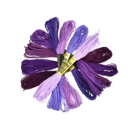 Novelo de linhas para costura, 8 unidades, cores semelhantes, fio de algodão, para bordado, artesanato, acessórios de costura - Image 4