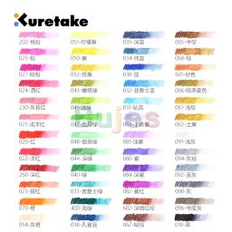 Kuretake zigfudebiyork disponível em 48 cores, ponta de pincel rígido flexível, tinta de tintura à base de água, ótimo para gravação de pincéis e aquarela - Image 5