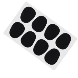 8 pçs/lote silicone preto 0.5mm alto tenor saxofone clarinete bocal almofadas - Image 4