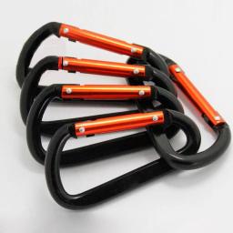 5PCS grande mosquetão alumínio liga prático gancho Keychain escalada equipamento Multi-função mosquetão 3,98 cm * 7,61 cm - Image 5