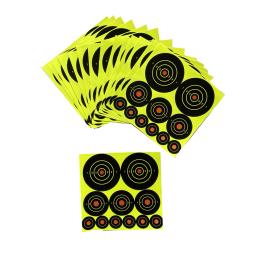 Atirar alvo 10 folhas de reatividade rifle de ar tiro para tiro com arco auto adesivo caça e equipamentos splatter alvo - Image 5