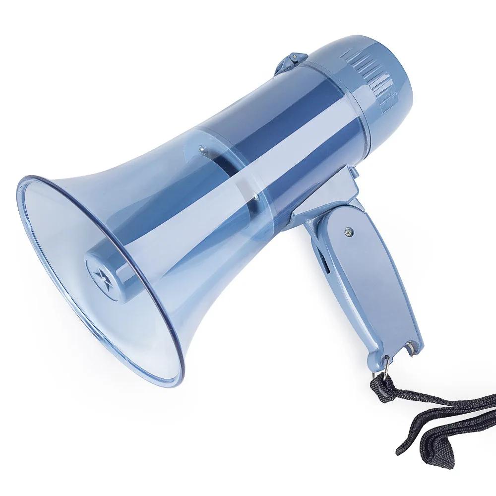 Alto-falante portátil de 20 watts megafone bullhorn com sirene 240s gravador de voz e movimentação flash usb para brocas de segurança e futebol - Image 1