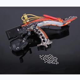 Multi Function Hunting Slingshot, Laser Rifle Toy com Dardos e Setas, Pesca Ferramenta de Tiro, Catapulta Profissional, Bestas - Image 2