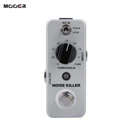 Mooer mini pedal de efeito de guitarra, mini pedal de redução de ruído, 2 modos de trabalho, desvio verdadeiro, acessórios de guitarra concha de metal - Image 1