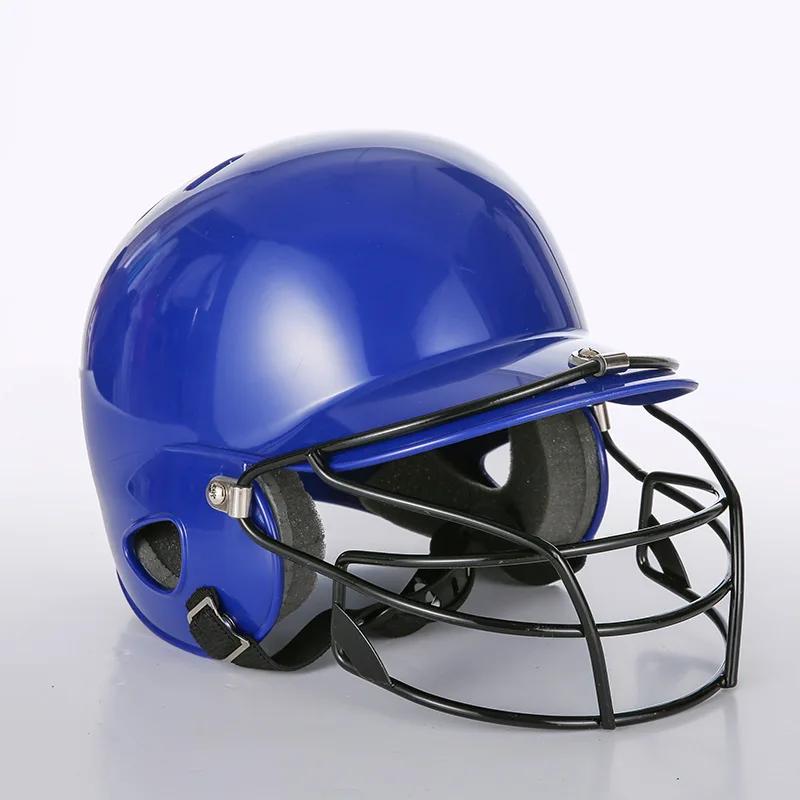 Azul profissional capacete de beisebol adulto adolescente crianças cabeça da orelha máscara protetora baseballs jogo treinamento capacete softball - Image 1