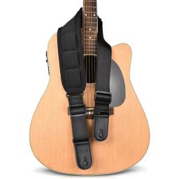 LEKATO-Ajustável Baixo Guitarra Strap Titular Belt, acolchoado ou esponja macia, descompressão eficaz, 42-58 ", 3" - Image 3